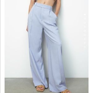 ZARA WIDE LEG MENSWEAR STYLE PANTS